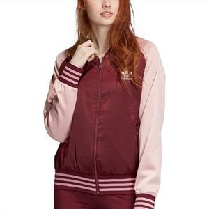 Adidas SATIN BOMBER TRACK JACKET